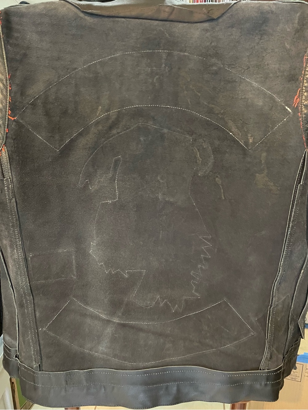 Sons of Anarchy California Black Leather Vest - Picture 3 of 6